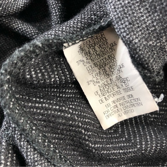 Theory Gray Wool Blend Body Con Knee Length Dress Career Professional - Picture 8 of 14